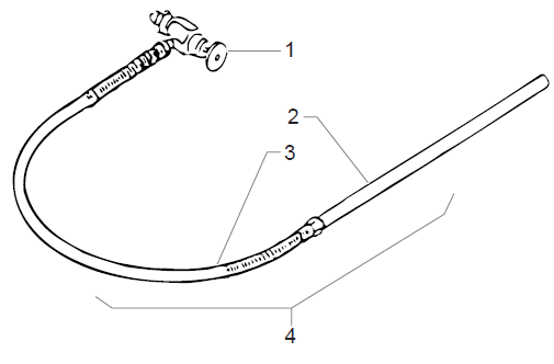 PowrTwin 3500 50th Ann. Bleed Line Assembly With Valve